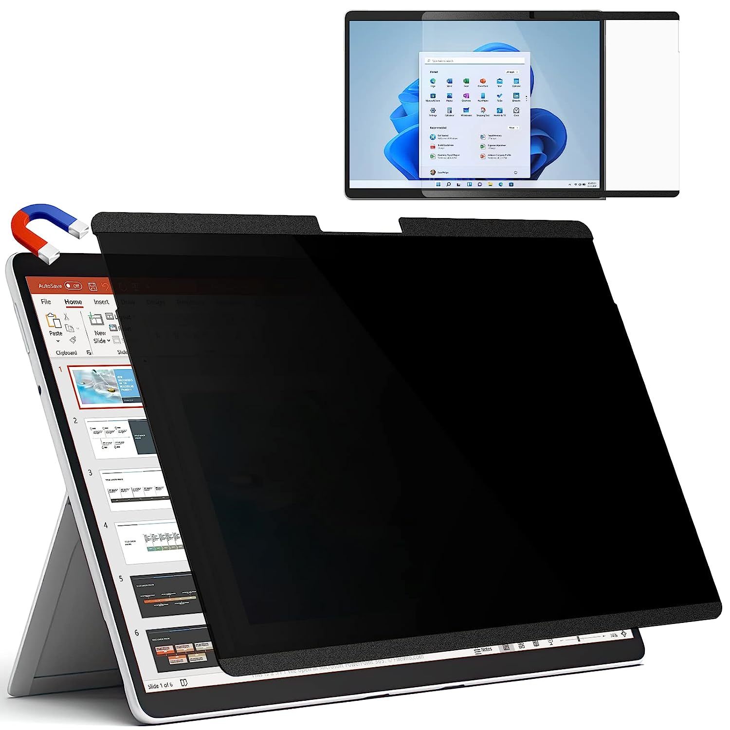 Magnetic Privacy Screen For Microsoft Surface Pro 9 2022 / Surface Pro 8 2021 /  - $62.69