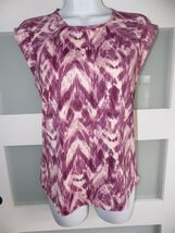 DULUTH TRADING CO. Suit Up Tankini Swim Cap Sleeve Top Size 4 Women's - $20.70