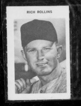 Vintage 1969 Milton Bradley Baseball Card Rich Rollins Minnesota Twins - $4.94