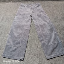 Vintage No Boundaries Double Knee Corduroy Carpenter Pants Men 28x31 Gray - $46.37