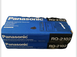 Panasonic Portable Cassette Recorder RQ2102 Set of 2 New in Boxes - £252.48 GBP