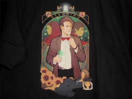 TeeFury Doctor Who XLarge &quot;Geronimo&quot; Matt Smith Tribute MeganLara BLACK - $15.00