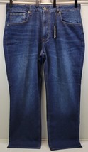 F) Grizzly Griptape Men Relaxed Fit Stretch Dark Wash Jeans 40x30 - $19.79