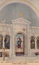 St. Nicholas Greek Orthodox Church Tarpon Springs Florida FL Postcard N12 - £2.38 GBP