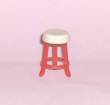 Small Stool Hard Plastic  Renwal Dollhouse Furniture - £8.37 GBP