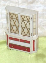 Treasure Trove Cabinet Dollhouse Furniture Ideal Petite Princess Hard Plastic - £7.08 GBP