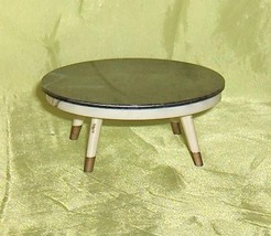 Occasional  Table  Round Black  Ideal Petite Princess Dollhouse Furniture - £7.49 GBP