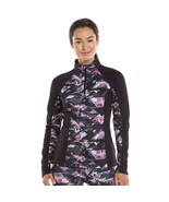 Fila Athletic Shirt Pullover Quarter Zip Black Heathered Dash Top Womens... - £9.33 GBP
