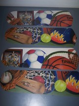 Custom~ Sports Ceiling Fan W/ Light Lacrosse Soccer Tennis Baseball Basketball - $117.99
