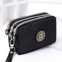 New Fashion Big Capacity Women Wallet Make-up Bag Coin Purse Mini Bag with Three - £18.57 GBP