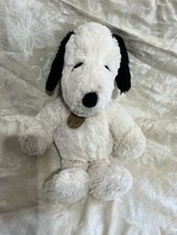 Hallmark Peanuts Snoopy Happiness Since 1950 Classic Plush W Leather Tag 16&quot; - £12.51 GBP