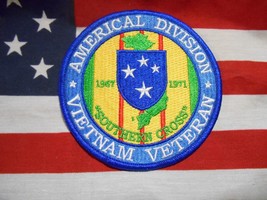 AMERICAL DIVISION VIETNAM VETERAN POCKET PATCH 4&quot; - £6.12 GBP