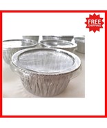 Elegant 100-Pack 4oz Disposable Aluminum Foil Ramekins with Lids - Versa... - $63.34 CAD