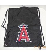 MLB LOS ANGELES ANGELS OF ANAHEIM black PULL STRING Drawstring BACKPACK SGA - £26.59 GBP