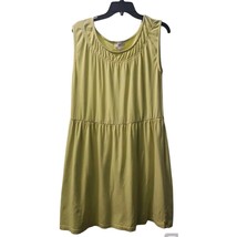 LOFT Casual Dress Sleeveless Tiered Knit Everyday Dress Green Size S - $20.47
