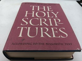 The Holy Scriptures According to the Masoretic Text HC VTG 1955 - £7.90 GBP