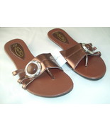 Womens Sandal/Flip Flop Bronze by Star Bay Free Shipping Limited Supply ... - $302.66 MXN