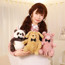 Cartoon Cute Pet Animal Cat Panda Doll Plush Toys - £69.69 GBP