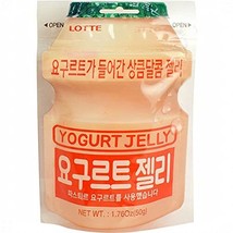 (PACK OF 5) LOTTE YOGURT FLAVOUR JELLY CANDY (50g) KOREA IMPORT - £15.48 GBP