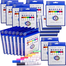 Color Swell Washable Bulk Markers Pack 18 Boxes of 8 Vibrant Colors (144... - £35.21 GBP