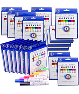 Color Swell Washable Bulk Markers Pack 18 Boxes of 8 Vibrant Colors (144... - £35.69 GBP