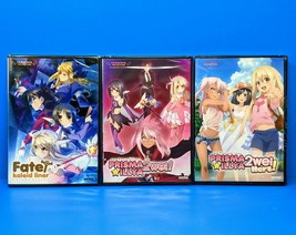 Fate/Kaleid Liner Prisma Illya + 2wei + Herz! Season 1 2 3 Complete Anime DVD - £79.92 GBP