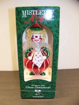 Mistletoe Magic Collection Hand Blown Glass Clown Ornament NIB - £8.49 GBP