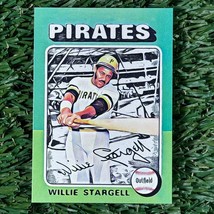 1975 Willie Stargell Topps inspired Art Card Limited 1 of 50 RetroArt R75 ACEO - $6.89