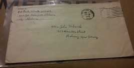 000 1943 WWII Soldire Free Mail Oklahoma From New Jersey Envelope - $5.25