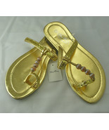 Sandal/Toe Ring,Flip Flop Gold by Star Bay, Sz 6 only NEW 2528  Free Ship - $303.91 MXN