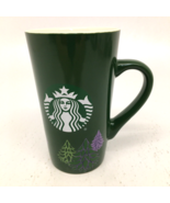 Starbucks Coffee 2020 Green Christmas Tree Holiday Tall Ceramic Mug Cup ... - £11.52 GBP