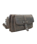 Vagarant Traveler Large Fashion Cowhide Leather Waist Pack LW04.DS - £69.84 GBP