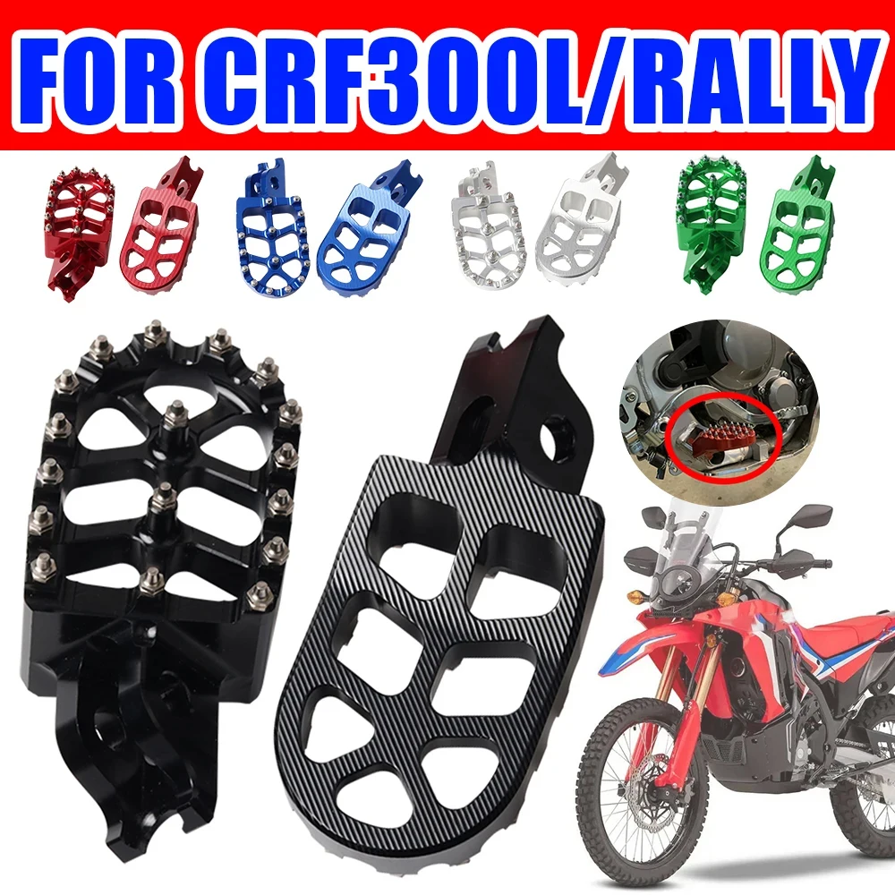 Motorcycle Front Rider Footrests Foot Rests Footpegs Pedal For Honda CRF... - $40.74+