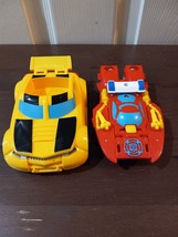 Transformers Rescue Bots Optimus Prime And Bumblebee Toy Figures - £12.78 GBP