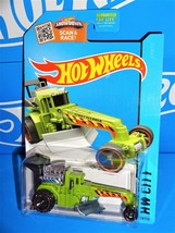 Hot Wheels 2015 HW City Works #10 Street Cleaver Green w/ OR6SPs &amp; OH5SPs - £1.55 GBP