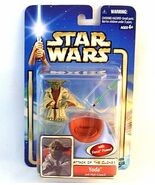 STAR WARS ATTACK OF THE CLONES,YODA-JEDI HIGH COUNCIL C7/8,WITH FORCE PO... - $34.19