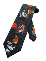 NEW 1996 SPACE JAM LOONEY TUNES NECKTIE TIE WARNER BROTHERS JORDAN TAZ T... - $14.80