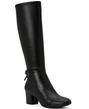 allbrand365 designer Womens Tall Stretch Boots Size 7.5 M Color Black Sm... - £90.40 GBP