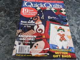 McCall's Quick Quilts Magazine January 2005 Snowtown Square - $2.99