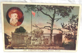 T Co Litho Postcard Buffalo Bill&#39;s Grave Lookout Mountain Colo Col Willa... - $2.96