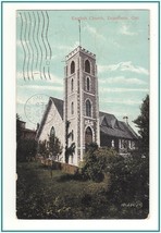 Postcard  English Church Deseronto  Ontario Postmarked 1908 - £9.13 GBP