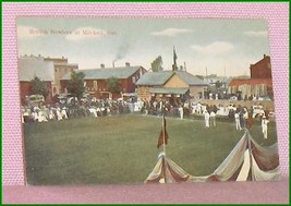 British Bowlers at    Mitchell Ontario  Vintage   Postcard - £11.27 GBP