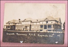 Photo Postcard Photocard Students Residence K.A.S. Kemptville Ontario, Canada - £13.69 GBP