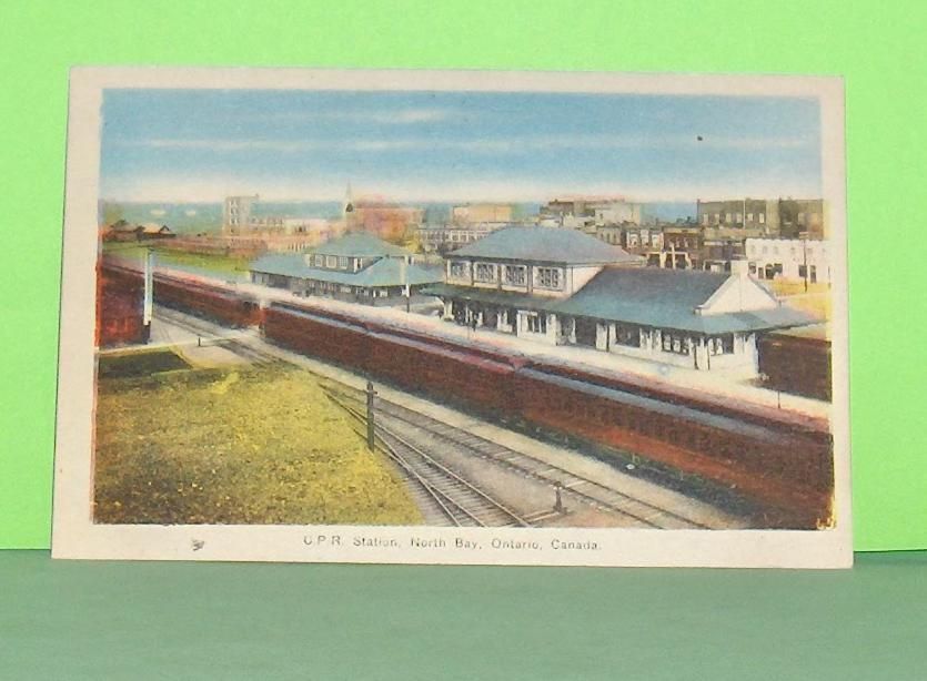 Primary image for C.P.R. Station North Bay   Ontario  Canada  Postcard