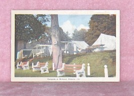 Campsite at Midland Ontario  Canada Postcard - £9.24 GBP