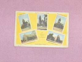 Group of Simcoe&#39;s Fine Churches Simcoe  Ontario  Canada  Postcard - £9.24 GBP