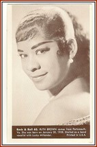 Ruth Brown   Collectible Rock and Roll  Arcade Card    Number 63 - $8.36