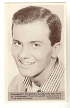 Pat  Boone  Number 7  Collectible Rock and Roll  Arcade or Exhibit Card - $7.02