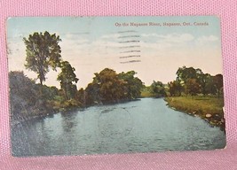 Postcard On the Napanee River   Napanee Ontario - $9.75