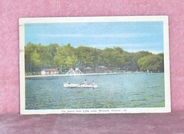 Beach from  Little Lake  Midland Ontario  Canada  Colour Postcard - £9.38 GBP